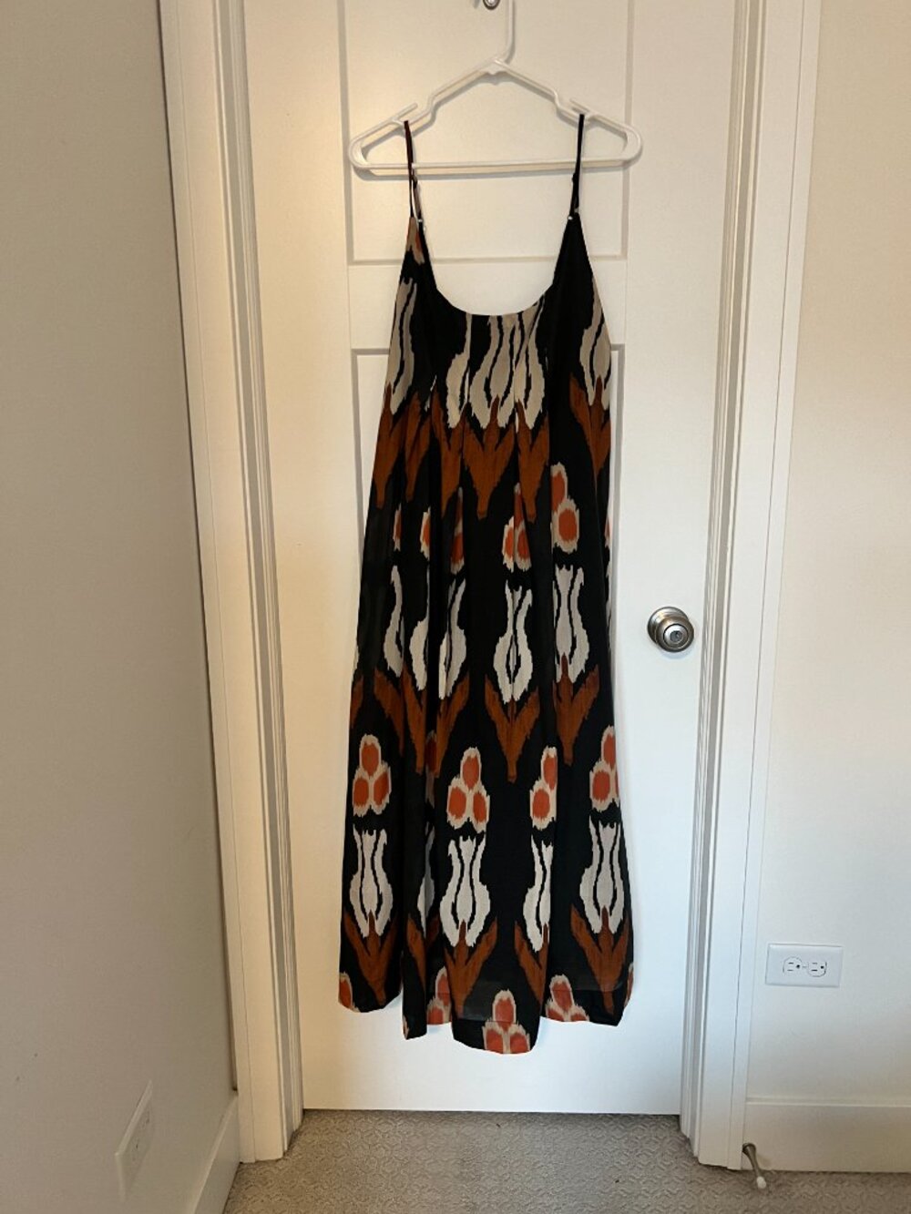 Anthropologie Nikki Pleated Maxi Dress Size M - Picture 4 of 10